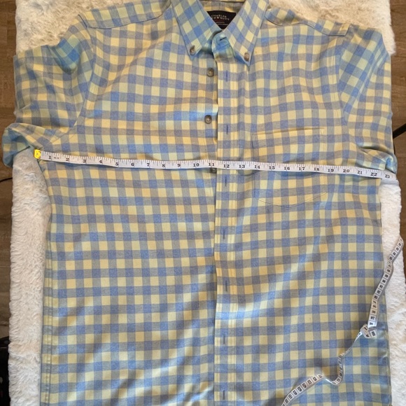 Charles Tyrwhitt medium  blue & yellow checked - Picture 4 of 6